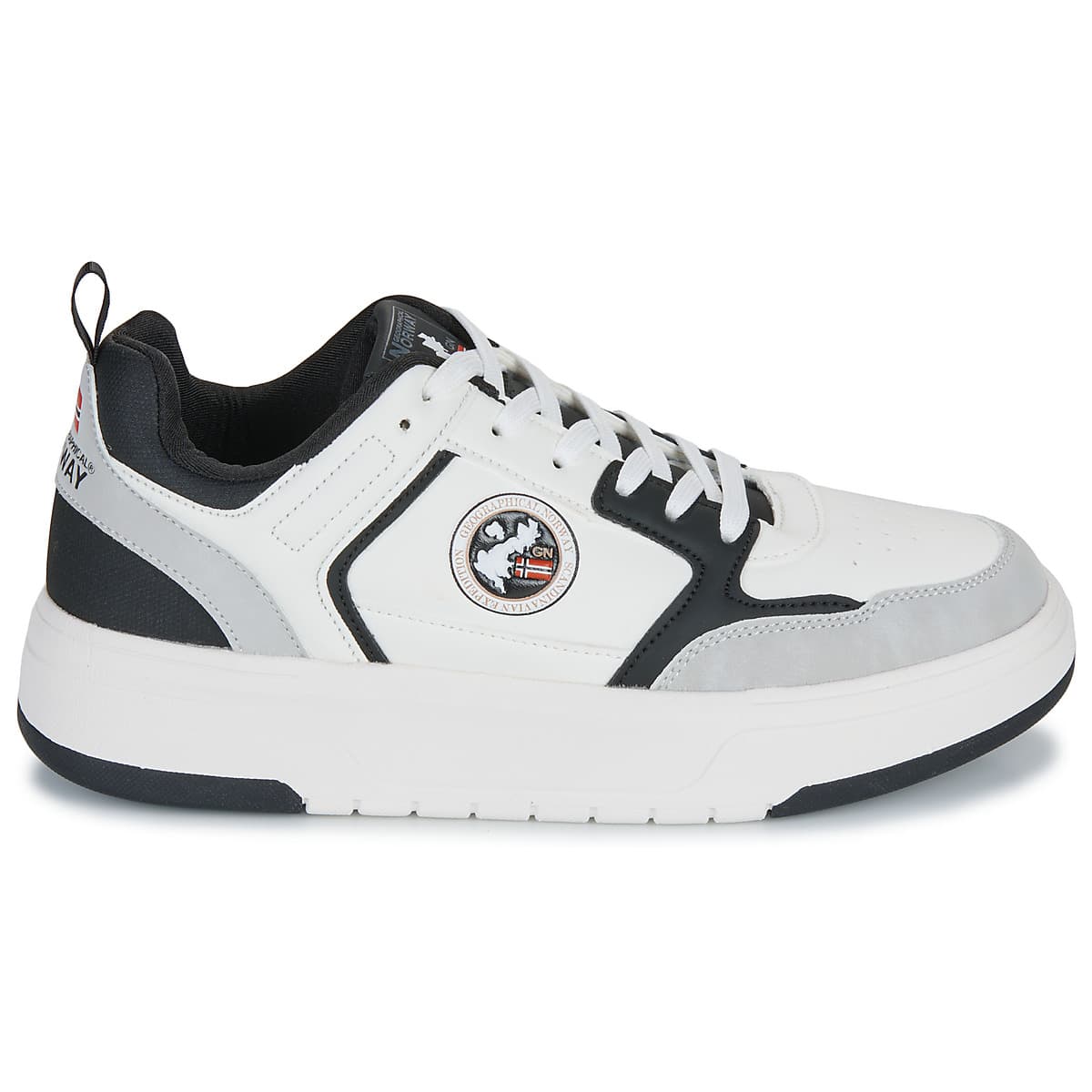 Men's Sneakers Geographical Norway White