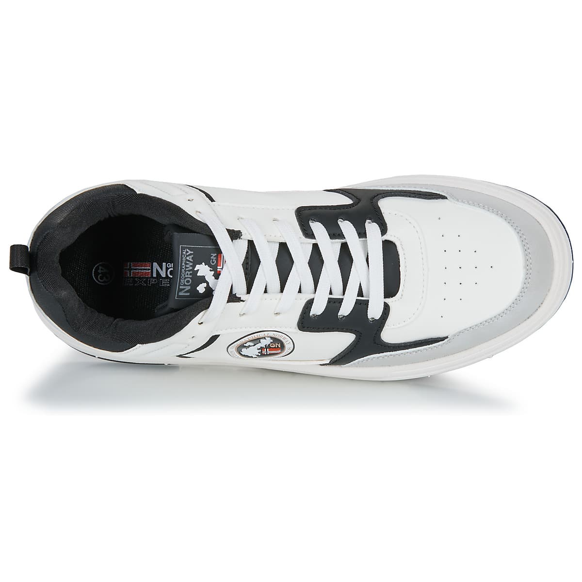 Men's Sneakers Geographical Norway White