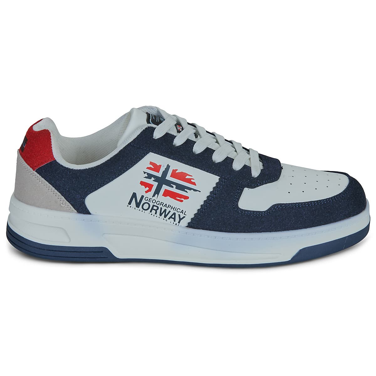 Men's Sneakers Geographical Norway White