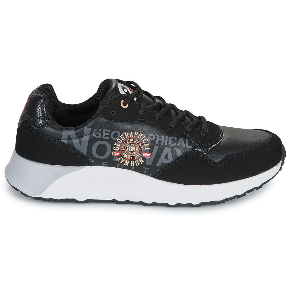 Men's Sneakers Geographical Norway Black
