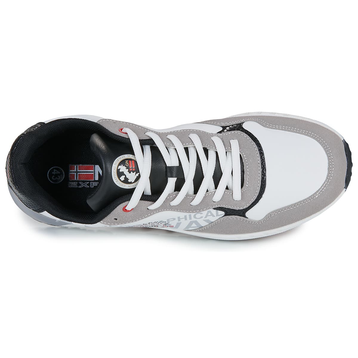Men's Sneakers Geographical Norway Gray