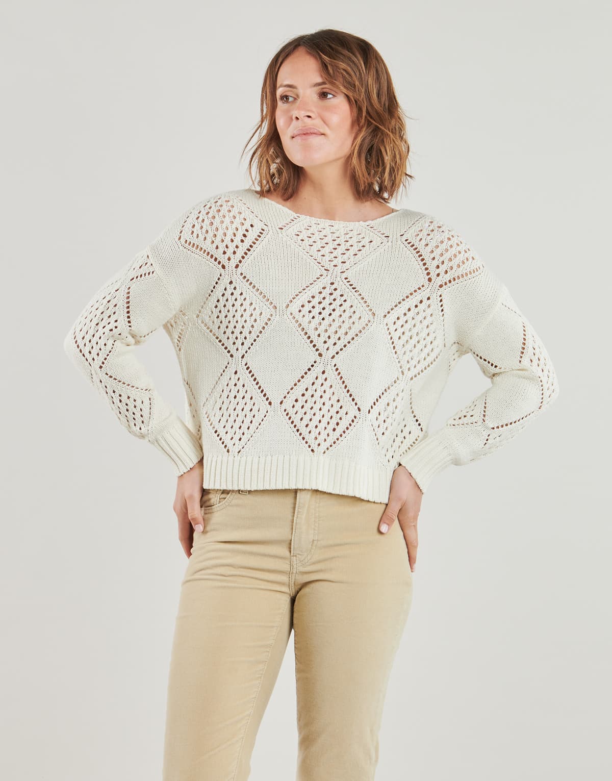 Women's Sweaters Only Beige