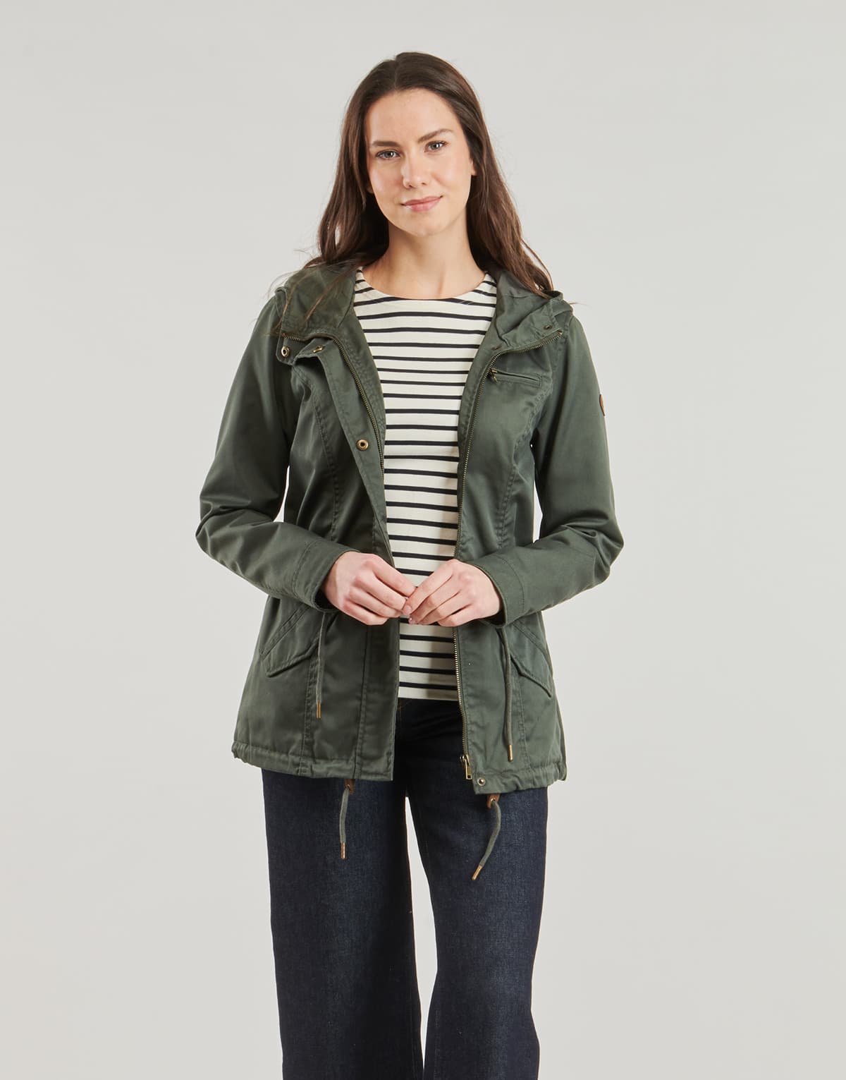 Women's Parkas Only Green