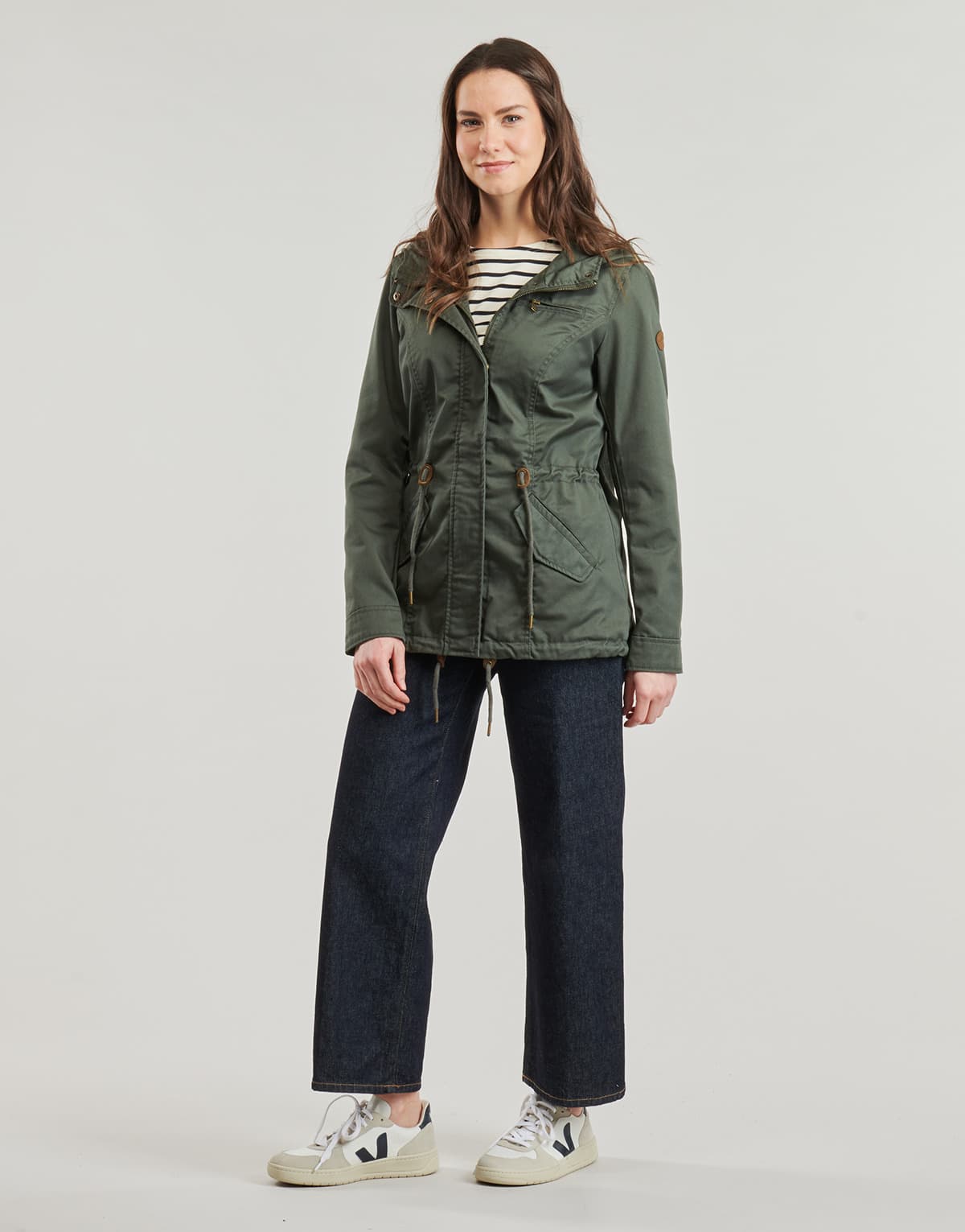 Women's Parkas Only Green
