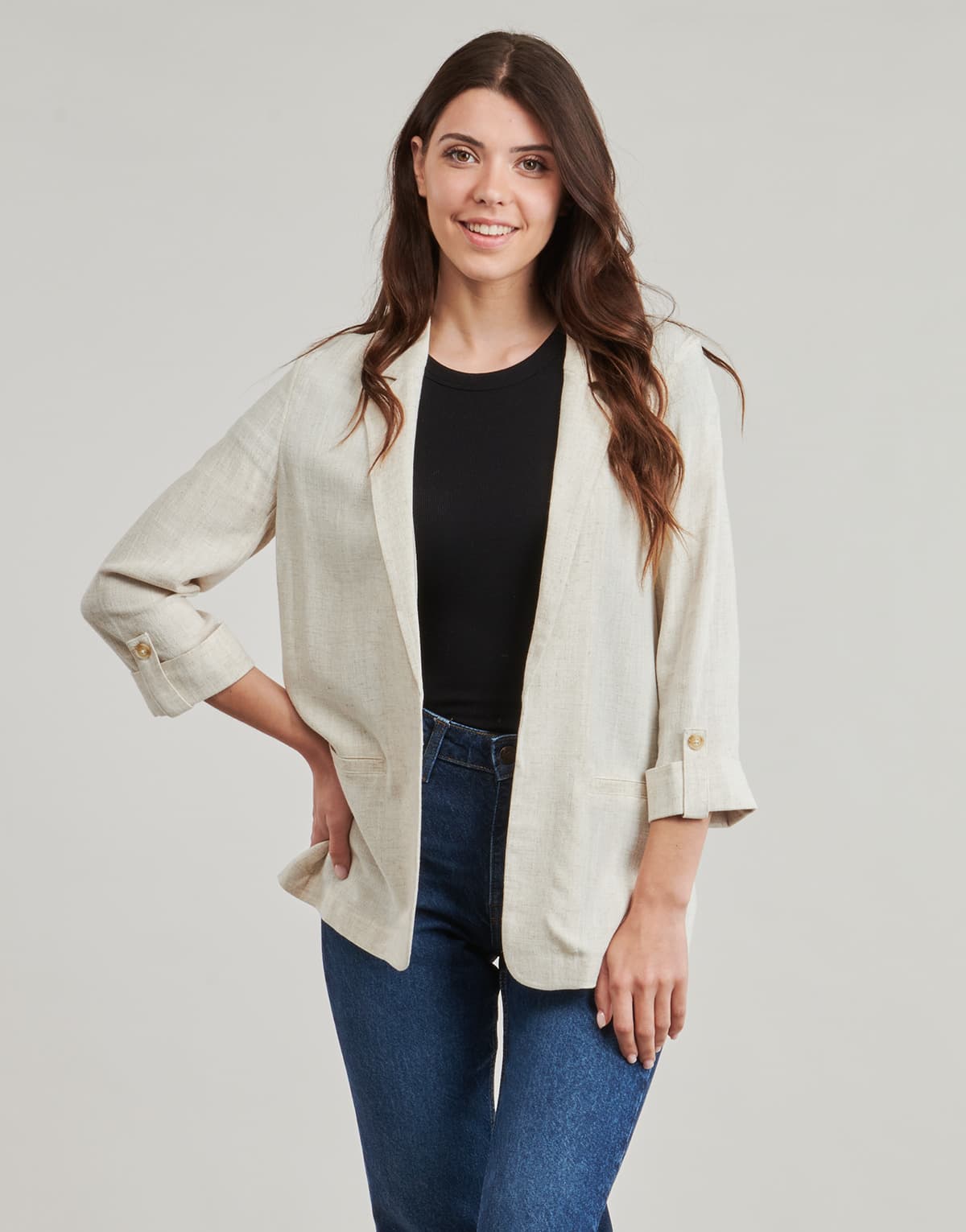 Women's Blazers Only Beige