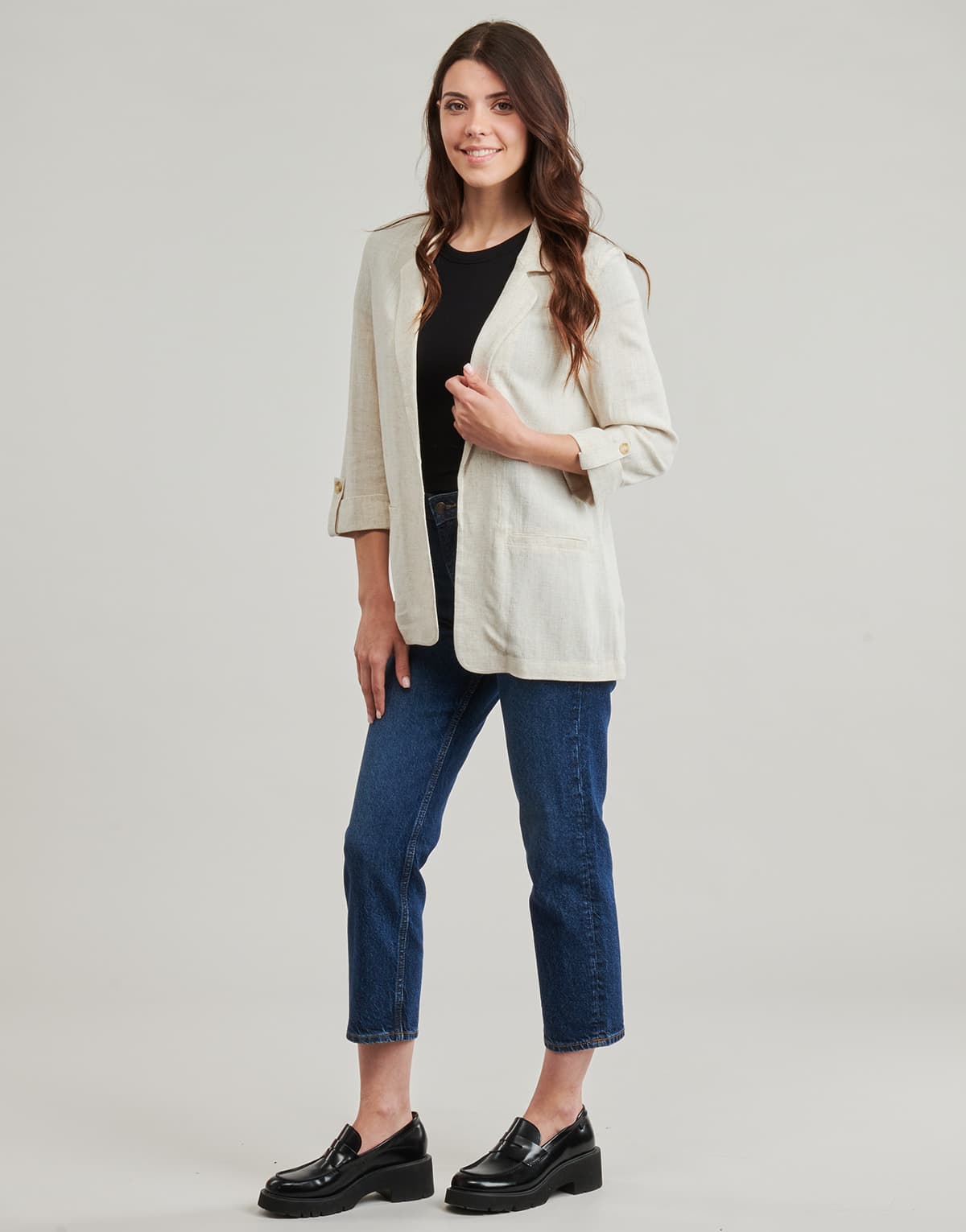 Women's Blazers Only Beige