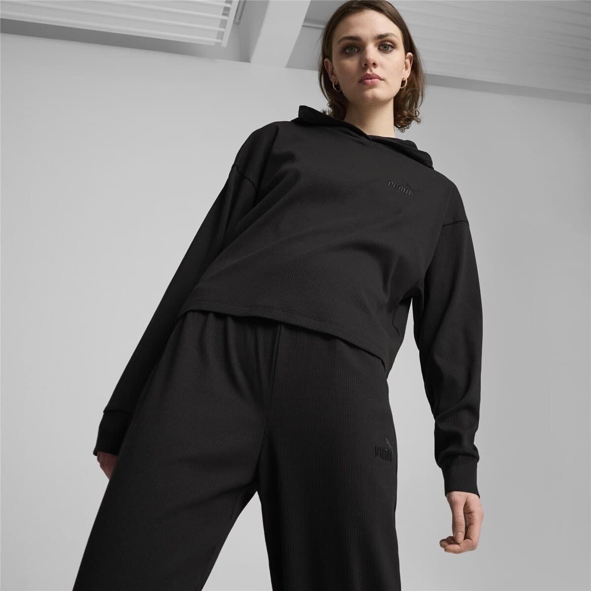 Women's Sweatshirts Puma Black