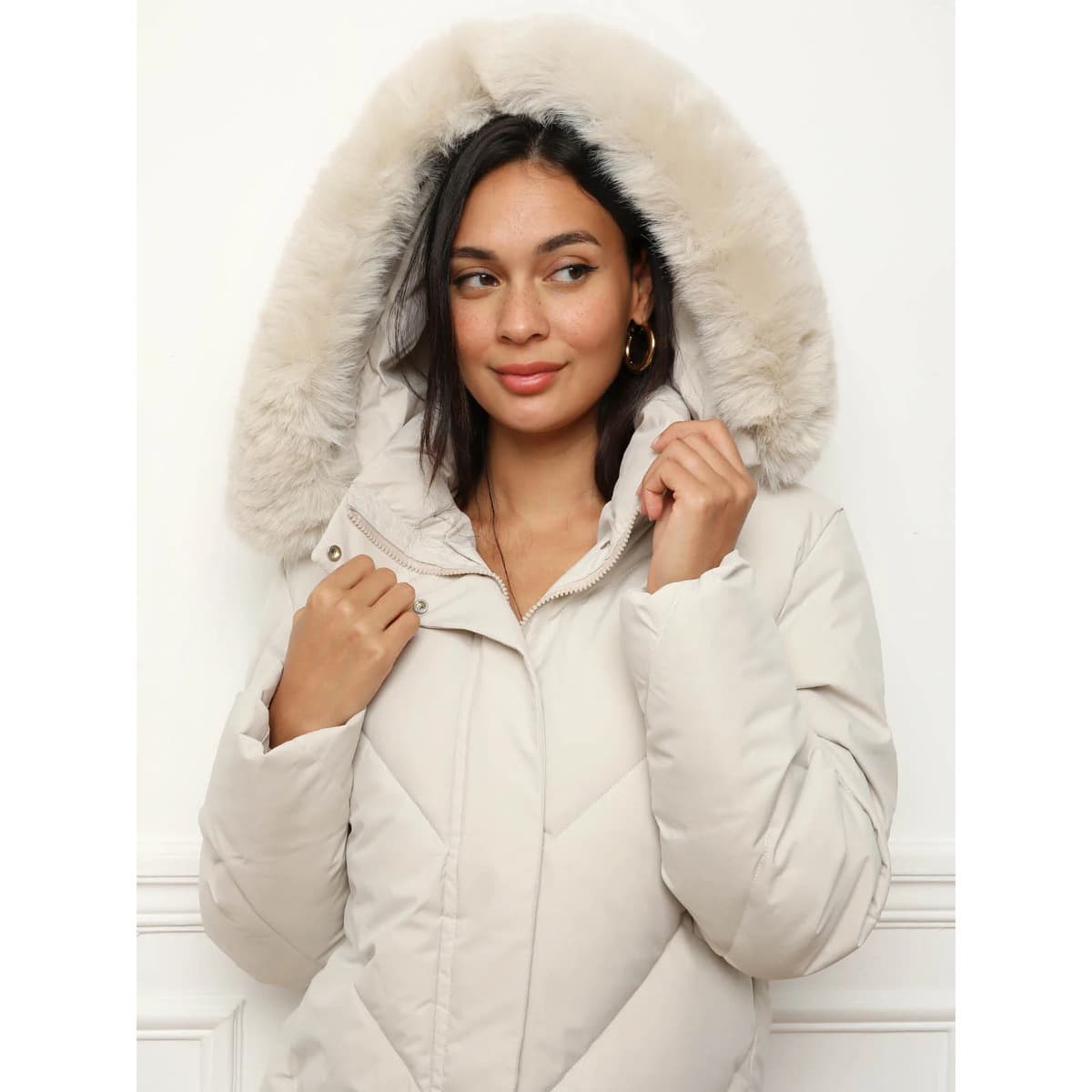 Women's Coats La Modeuse Beige