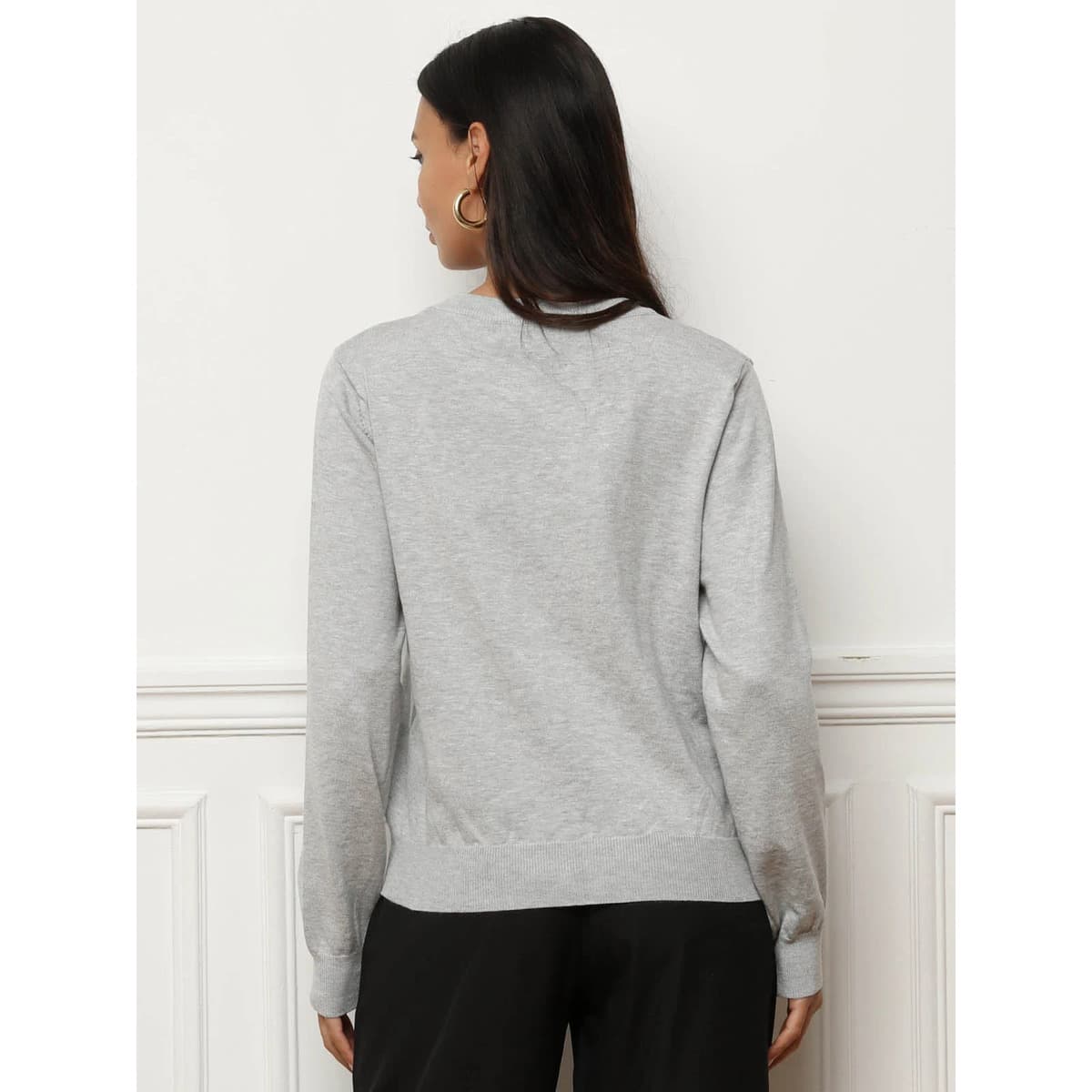 Women's Sweaters La Modeuse Gray