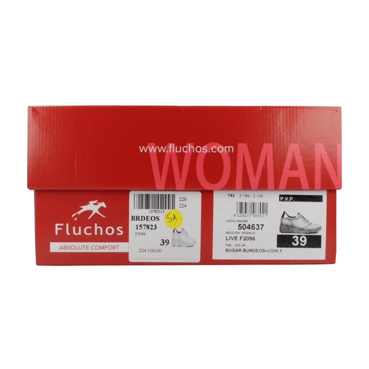 Women's Sneakers Fluchos Bordeaux