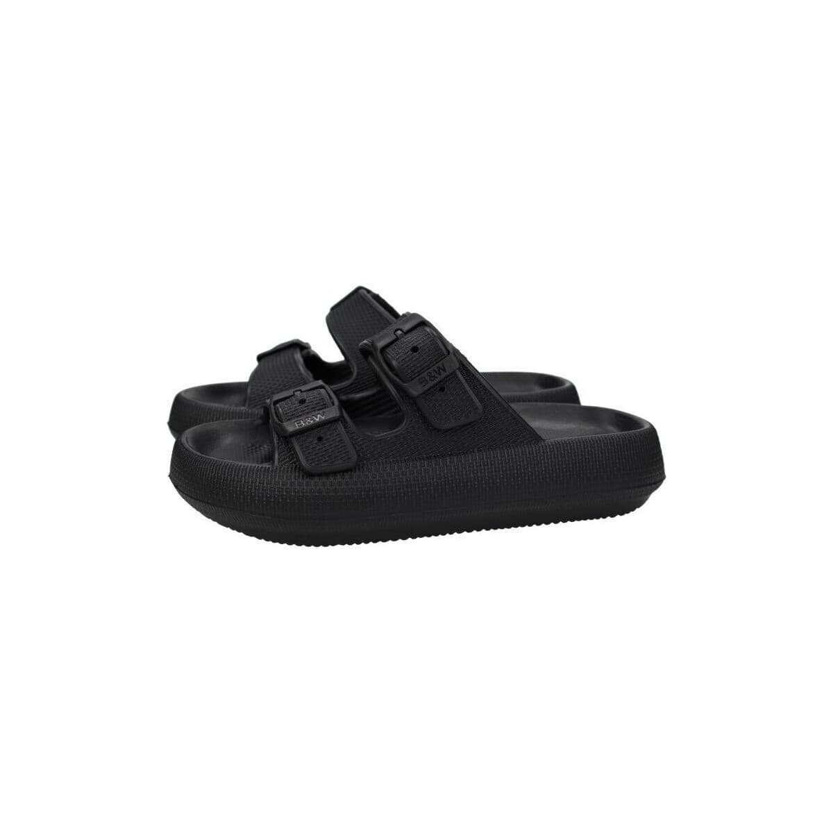 Women's Platforms B&w Black