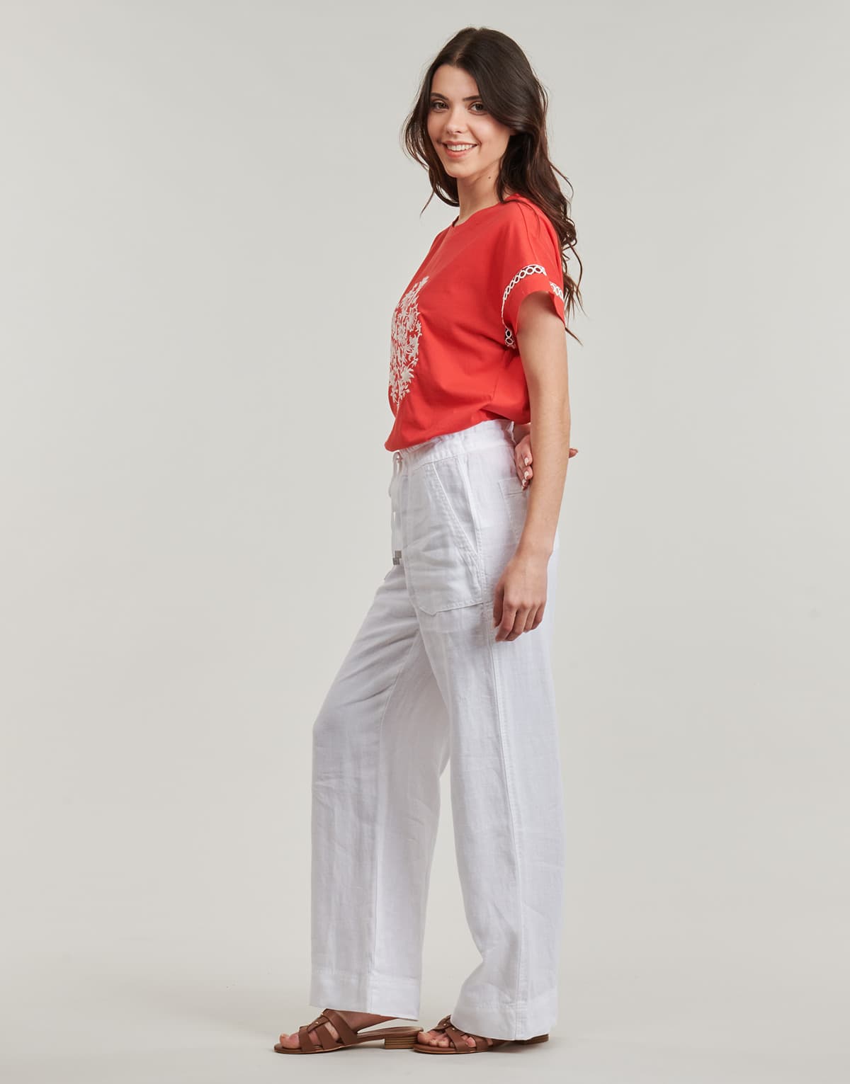 Women's T-Shirts Derhy Orange