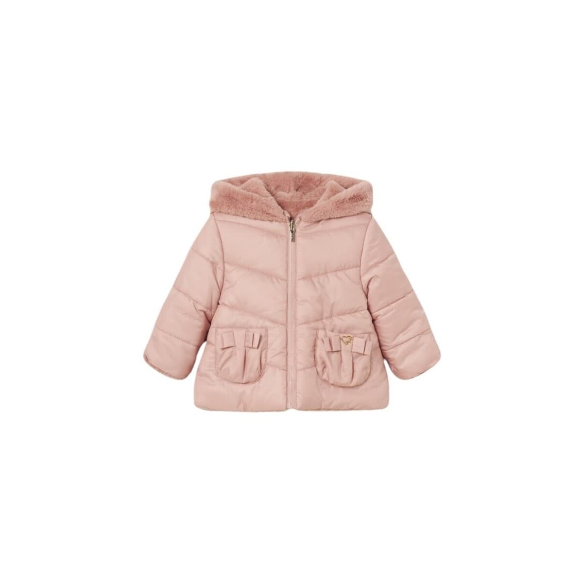 Παλτό Mayoral 2480 CHAQUETON REVERSIBLE BEBE Rosa