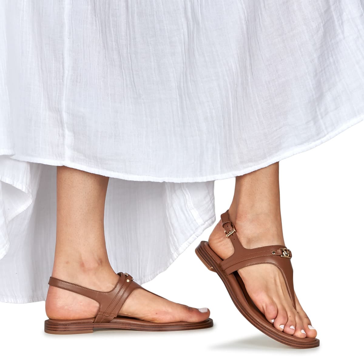 Women's Flip Flops Michael Kors Brown