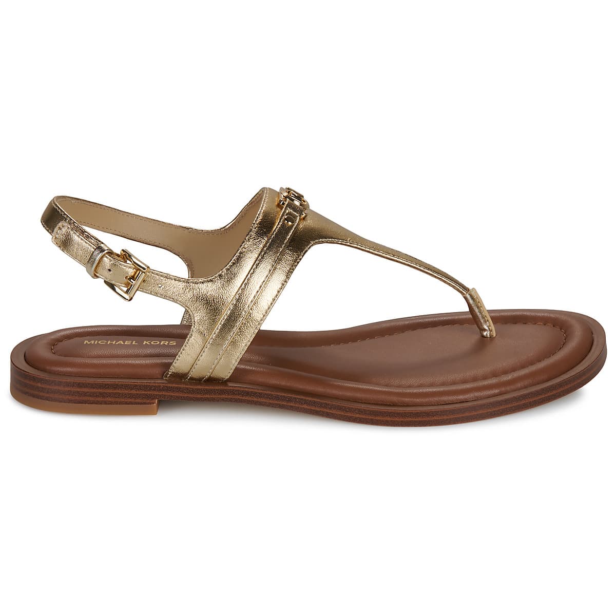 Women's Flip Flops Michael Kors Gold