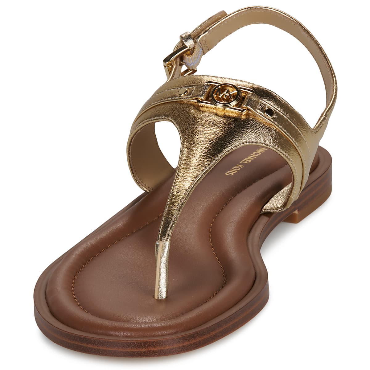 Women's Flip Flops Michael Kors Gold