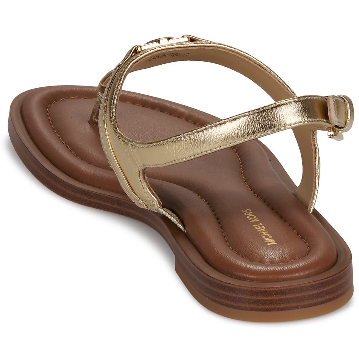 Women's Flip Flops Michael Kors Gold