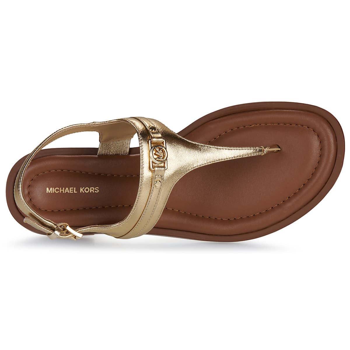 Women's Flip Flops Michael Kors Gold