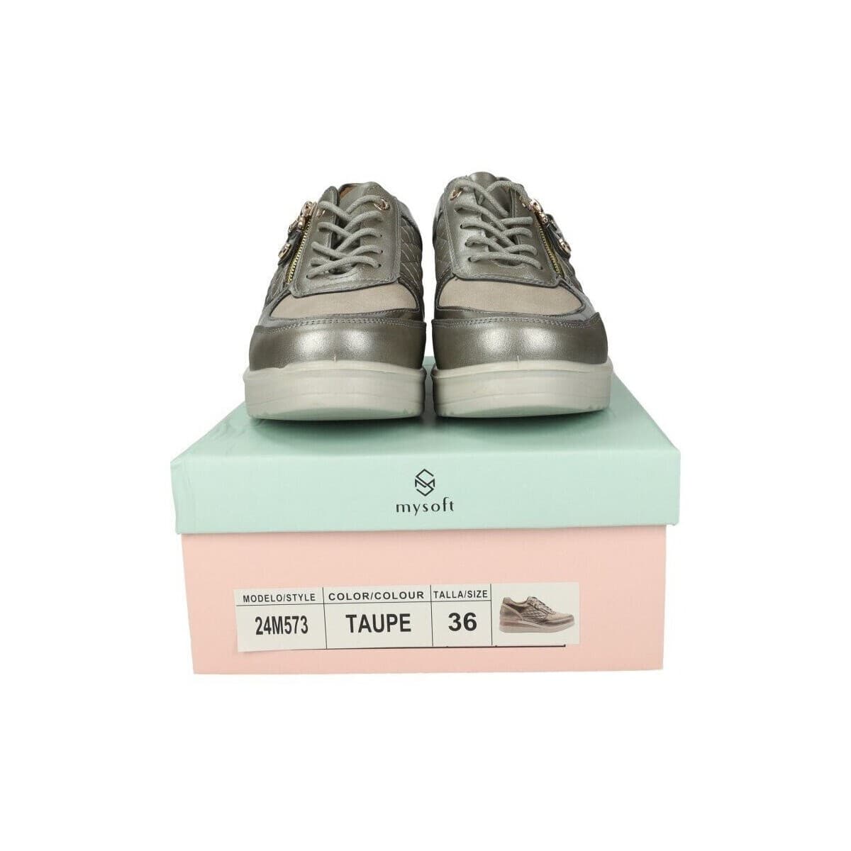 Women's Oxfords Mysoft Brown