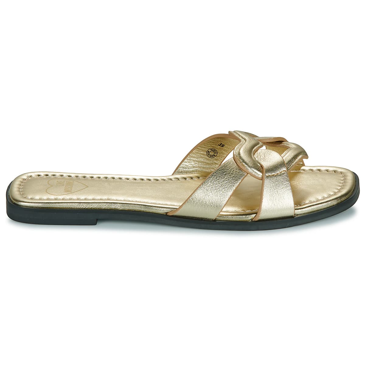 Women's Mules Love Moschino Gold