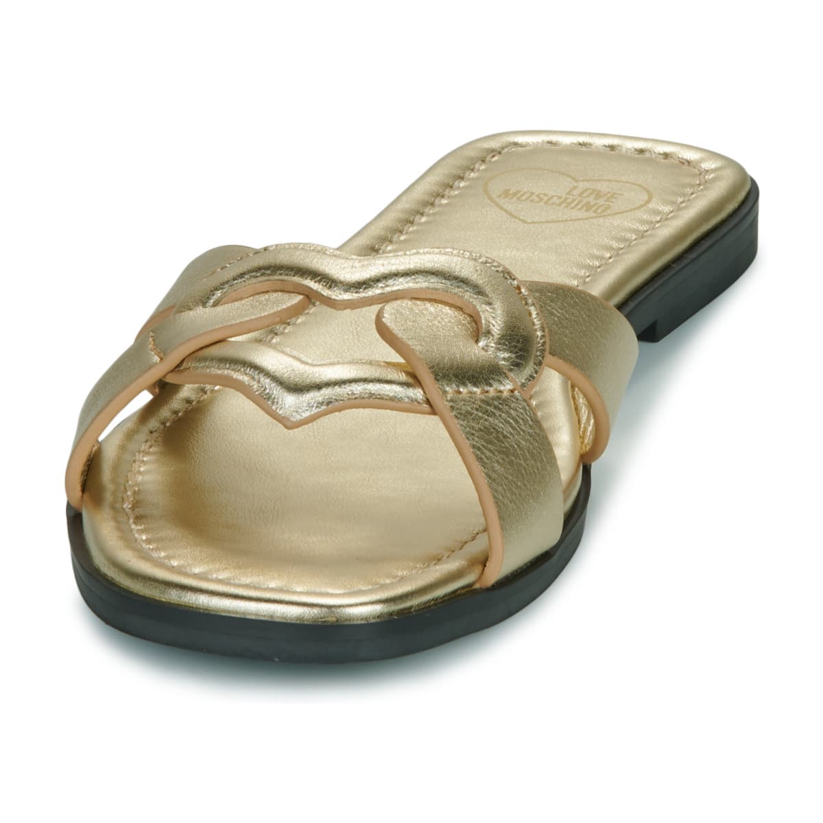 Women's Mules Love Moschino Gold