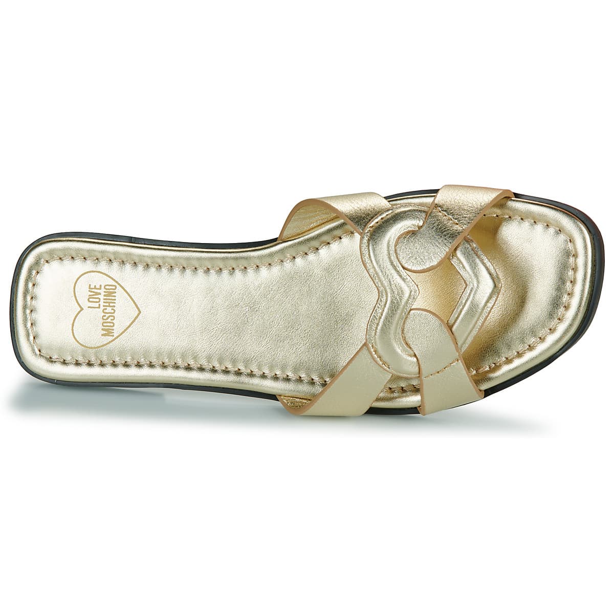 Women's Mules Love Moschino Gold