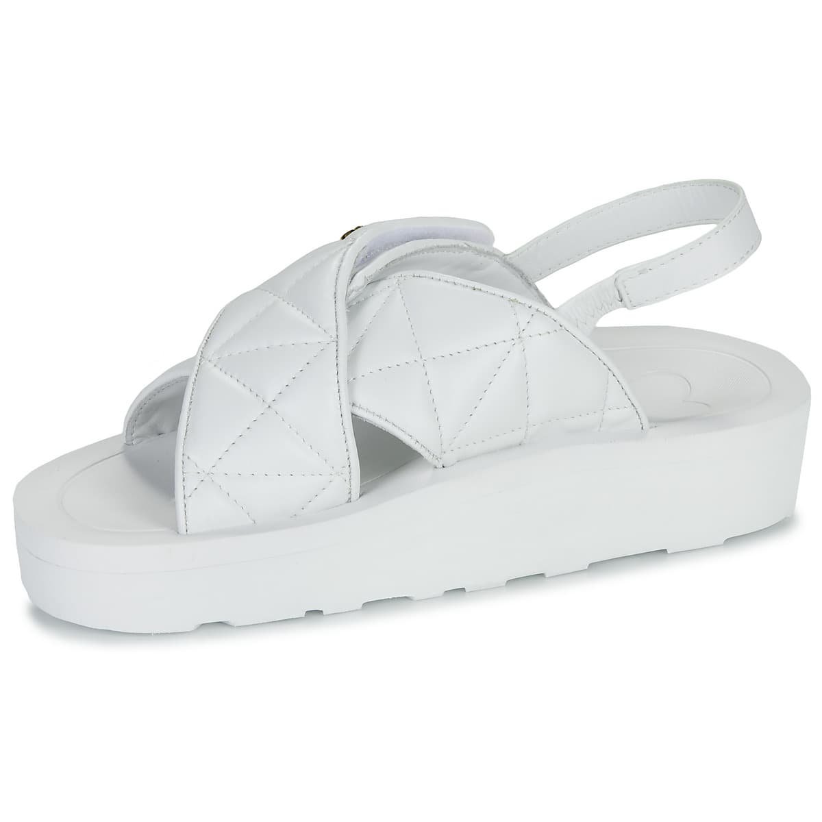 Women's Platforms Love Moschino White
