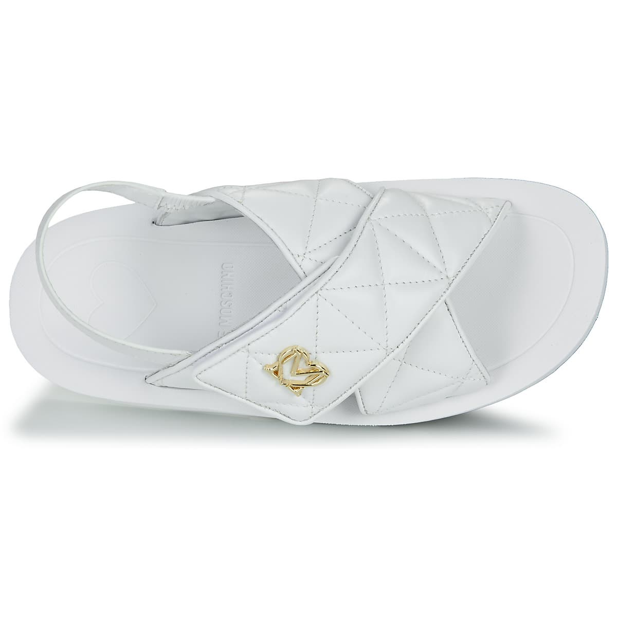 Women's Platforms Love Moschino White