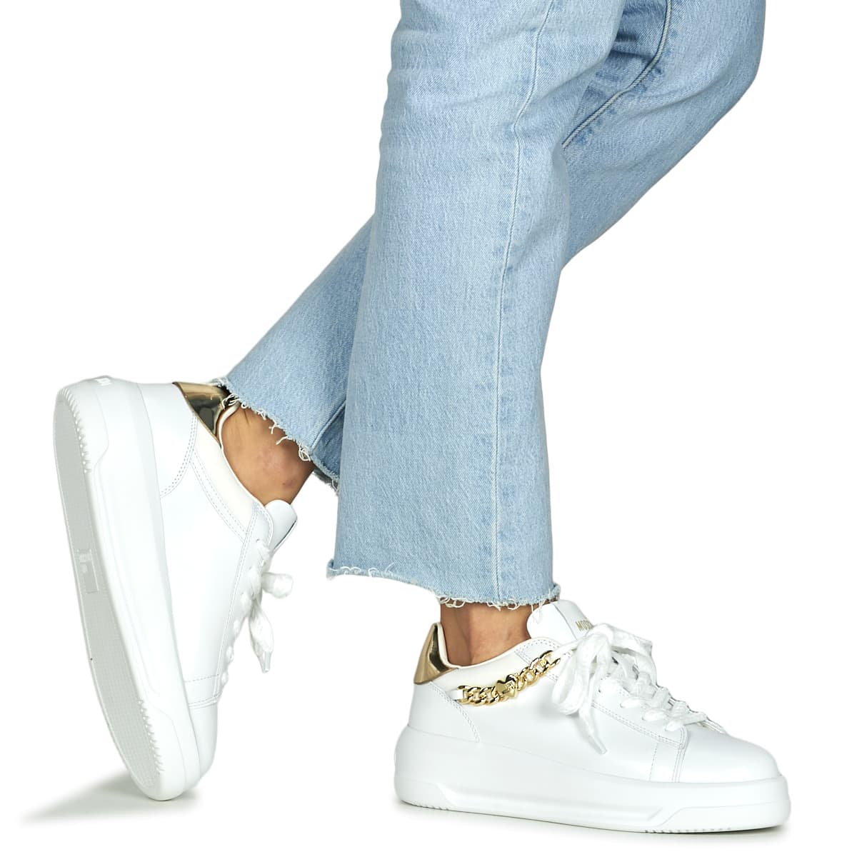 Women's Sneakers Love Moschino White