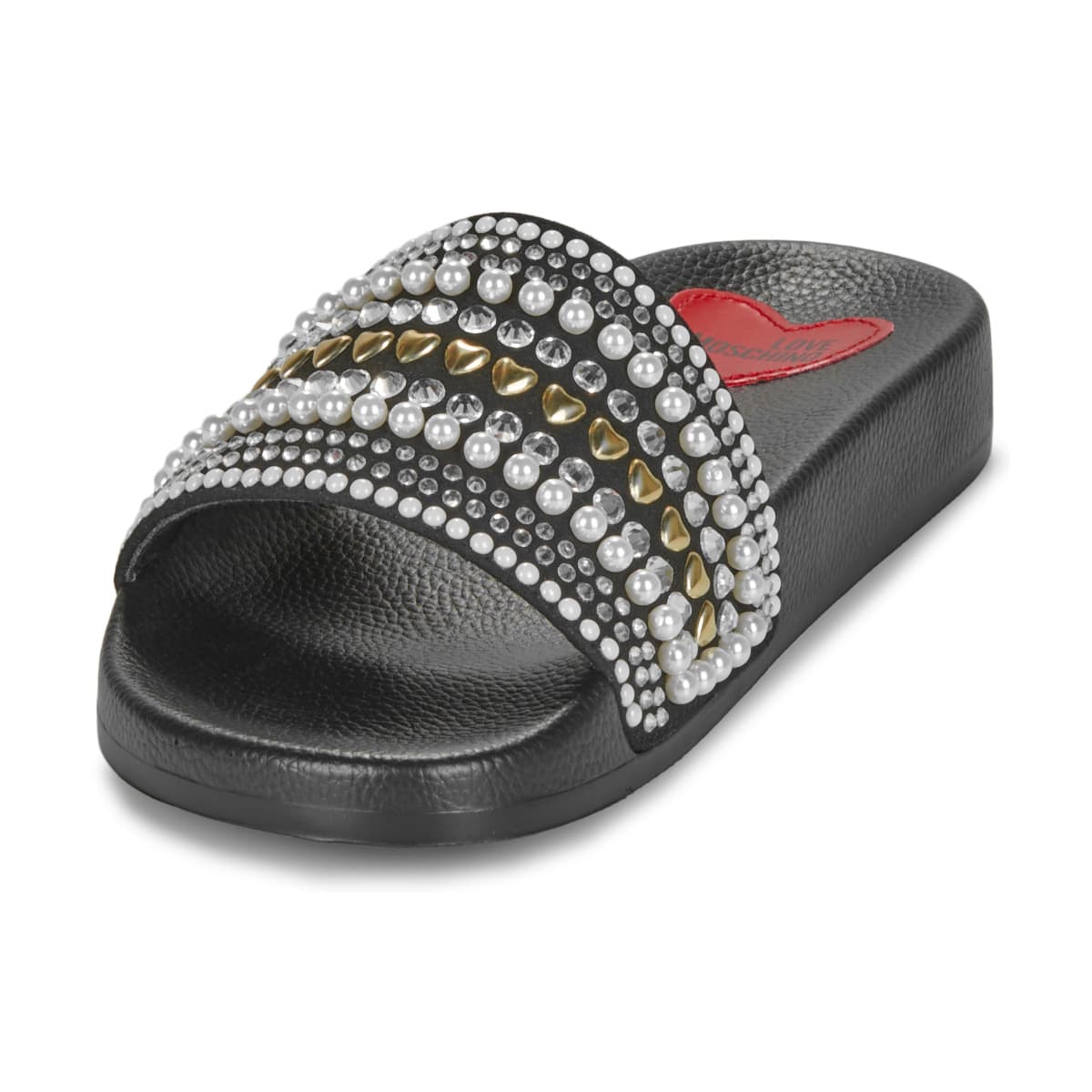 Women's Flip Flops Love Moschino Black