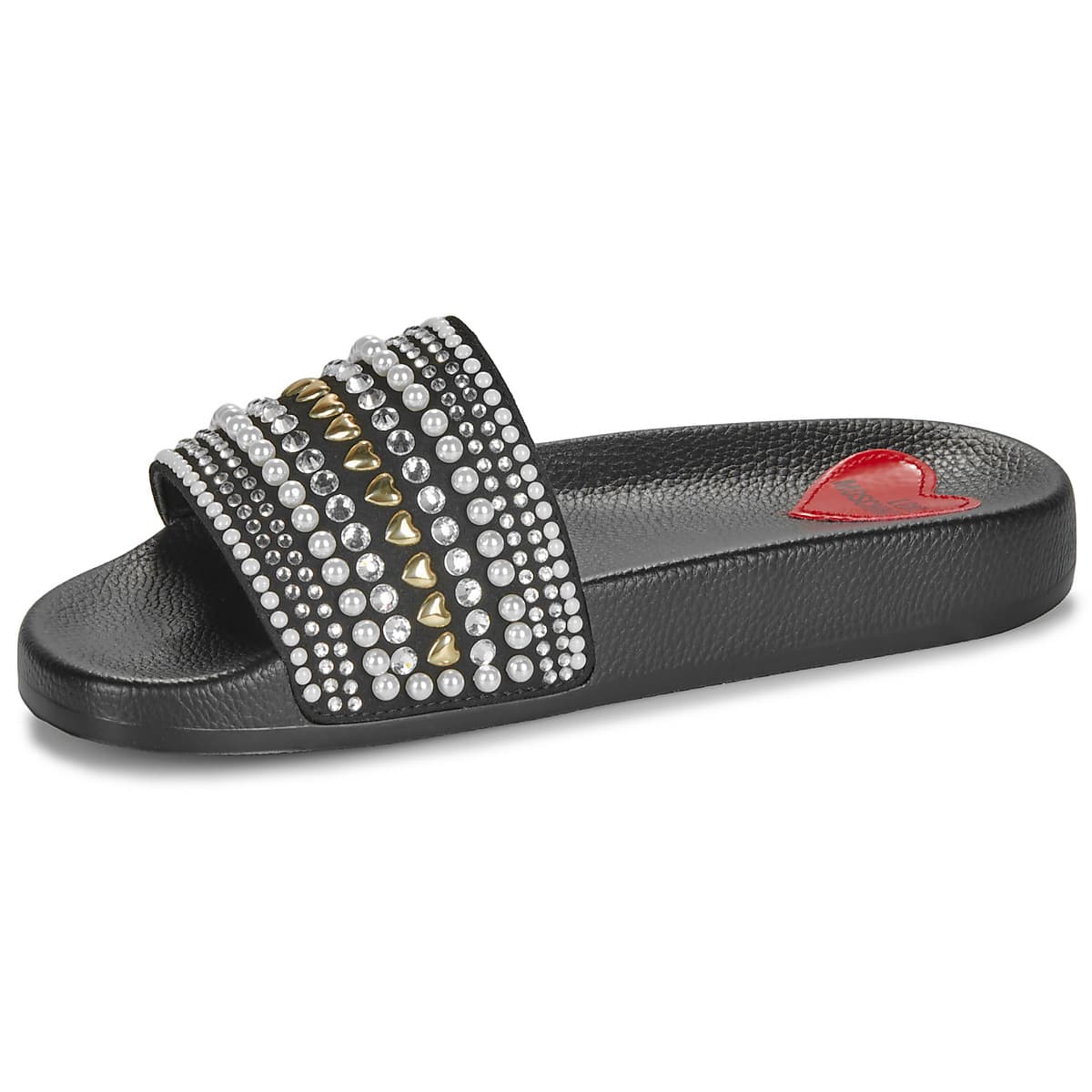 Women's Flip Flops Love Moschino Black