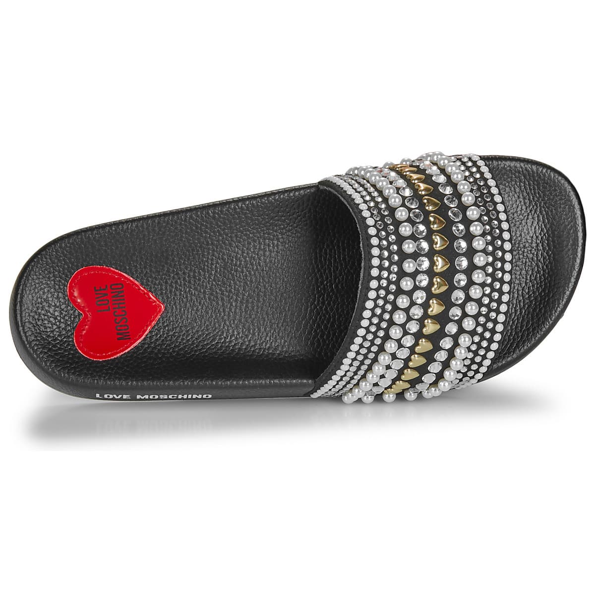Women's Flip Flops Love Moschino Black