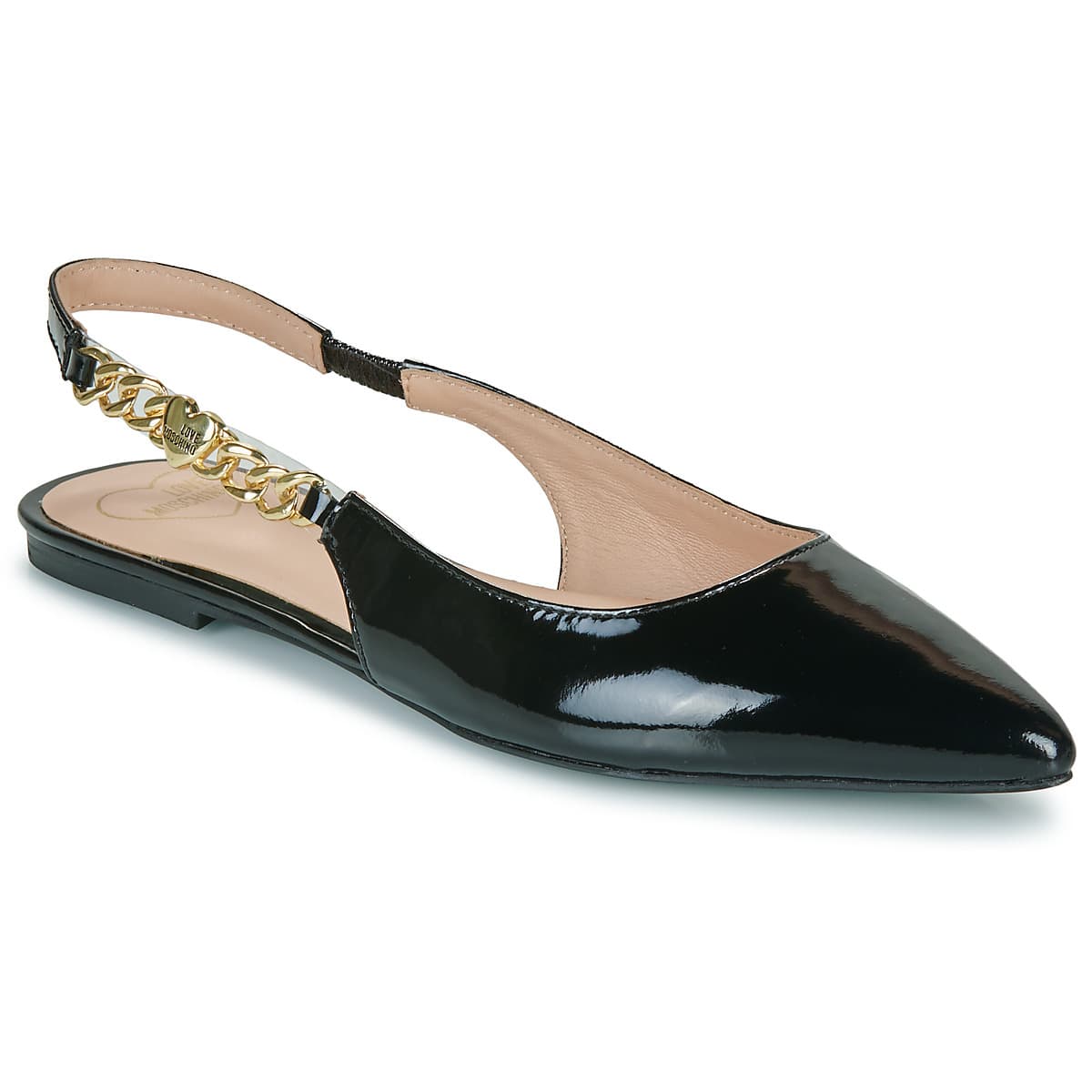 Women's Ballet Flats Love Moschino Black