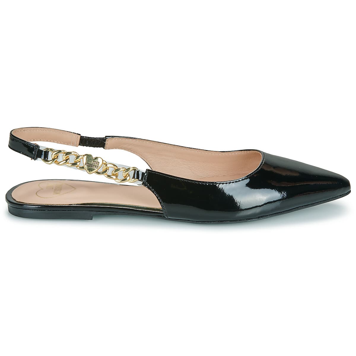 Women's Ballet Flats Love Moschino Black
