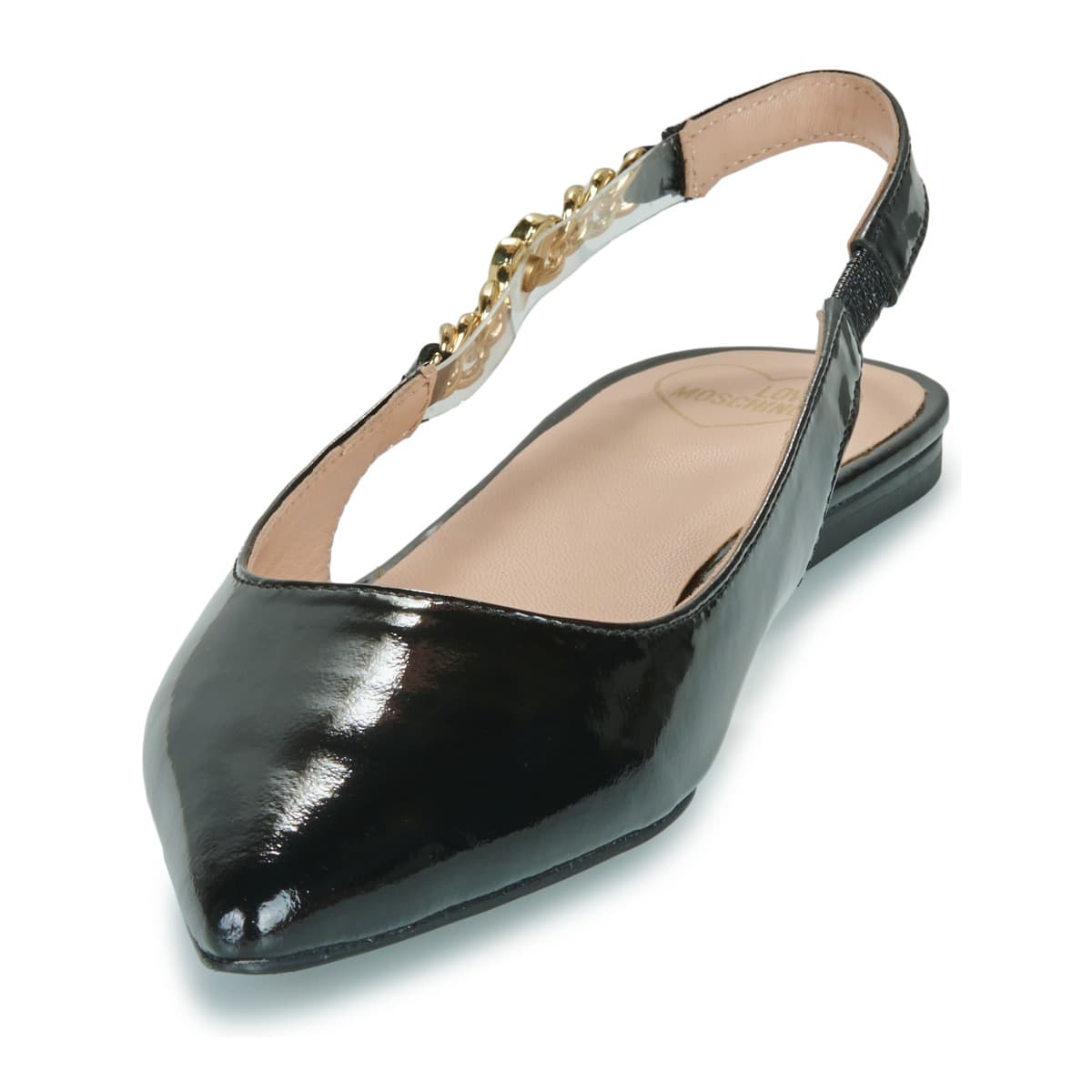Women's Ballet Flats Love Moschino Black