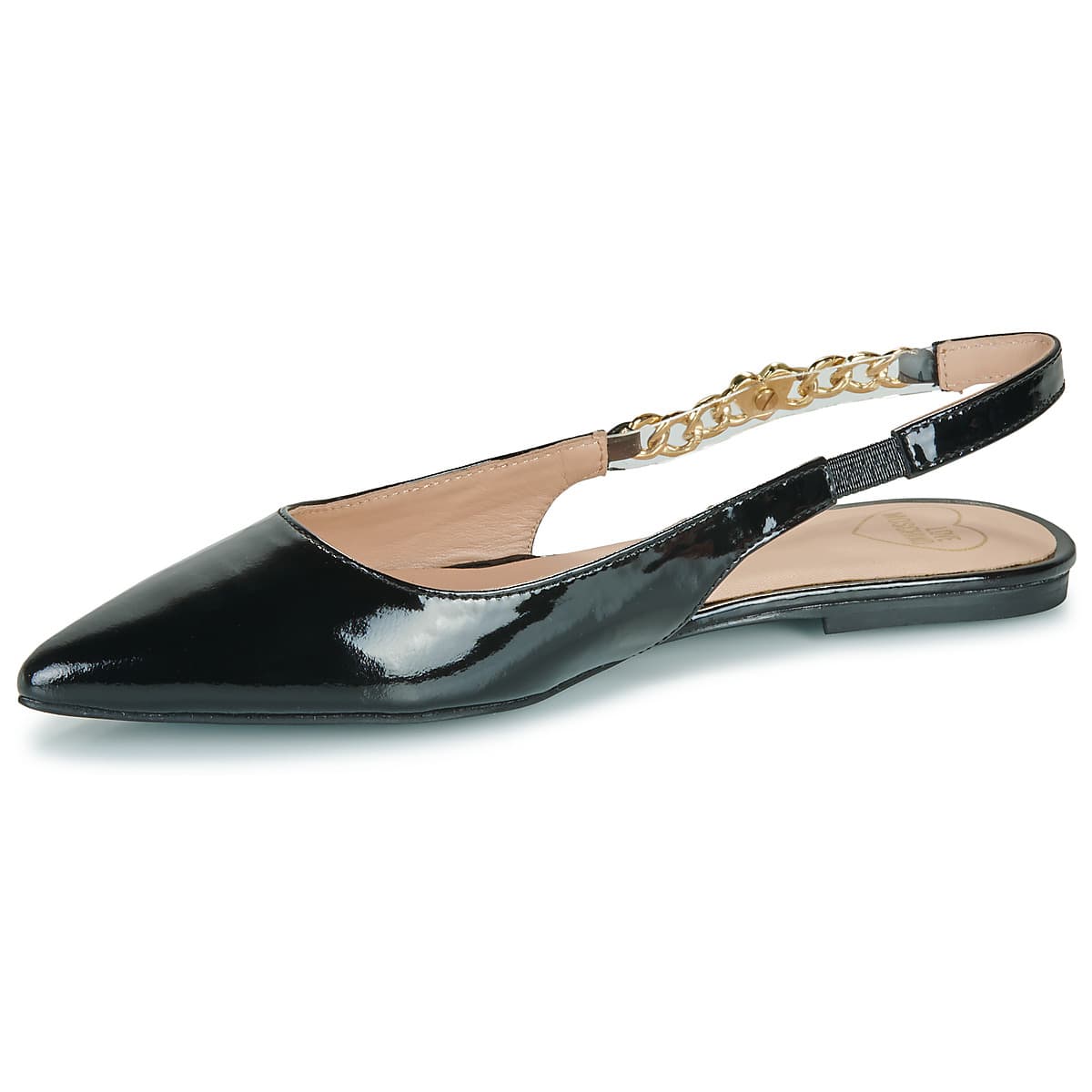 Women's Ballet Flats Love Moschino Black