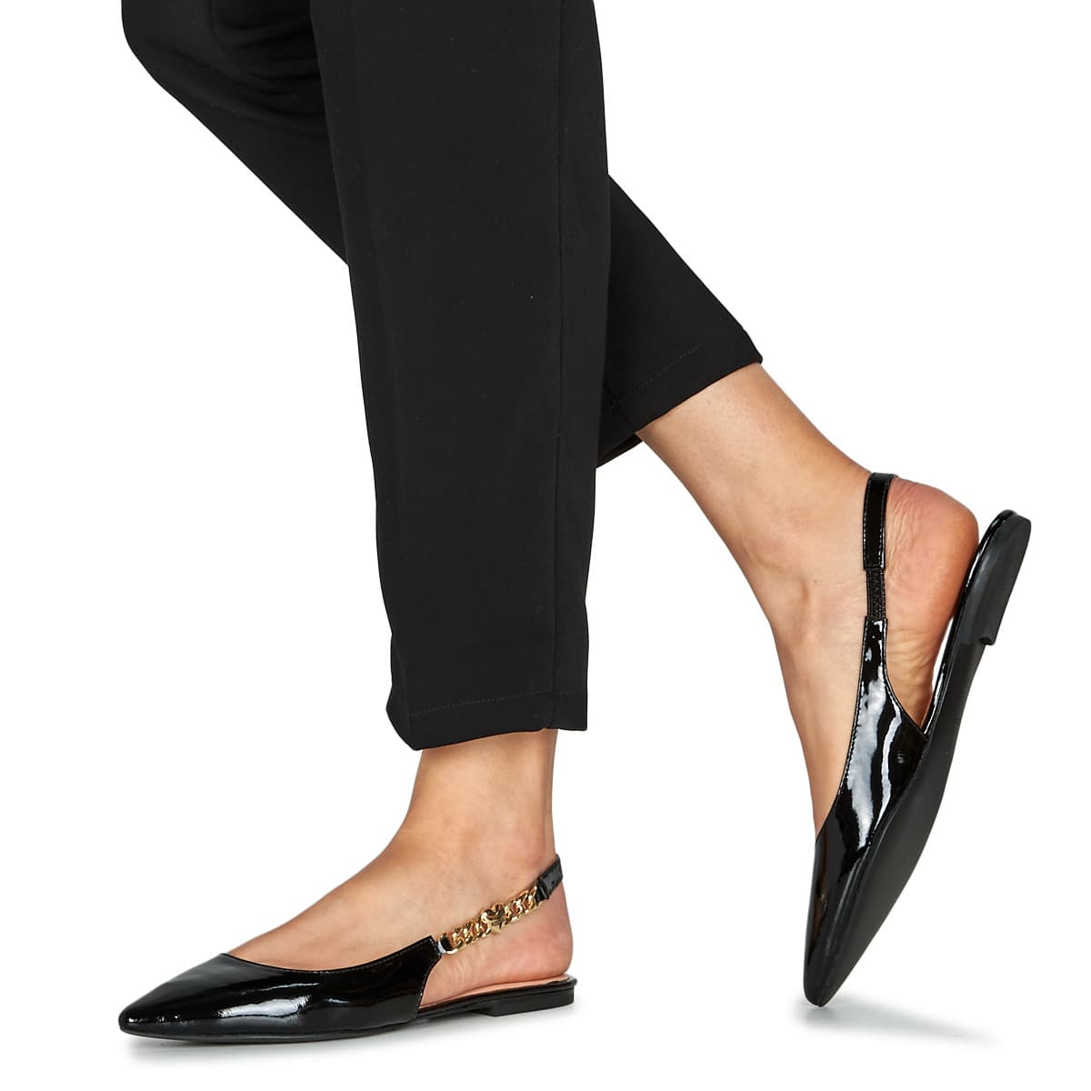 Women's Ballet Flats Love Moschino Black