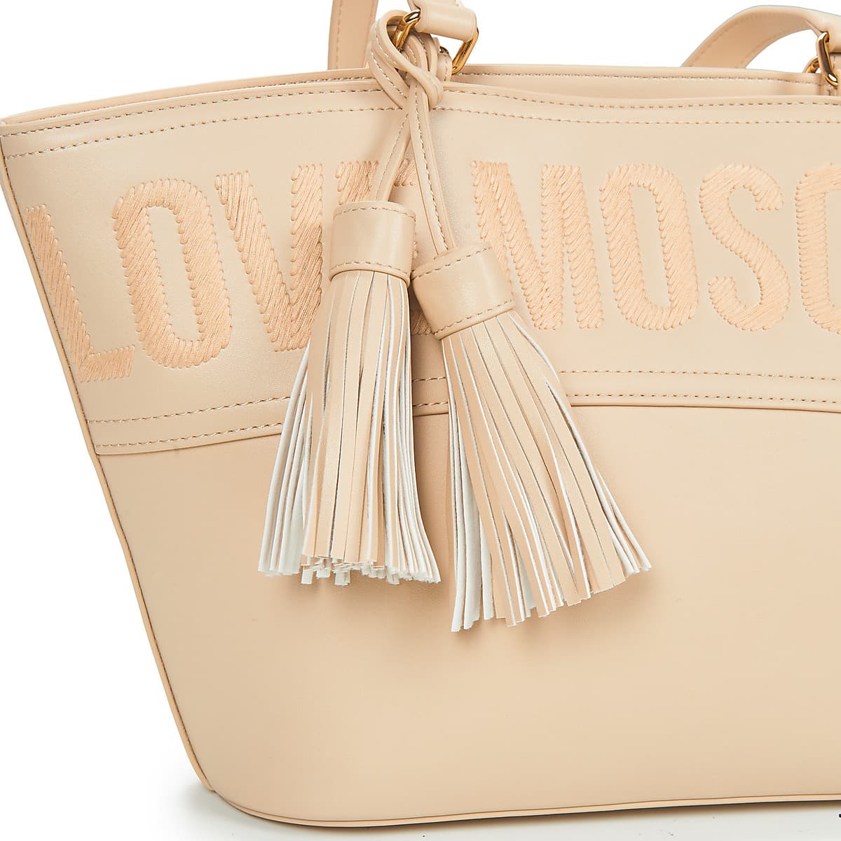 Women's Tote Bags Love Moschino Beige