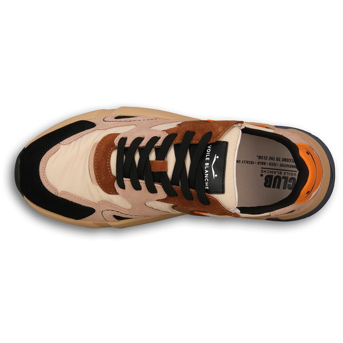 Men's Sneakers Voile Blanche Black