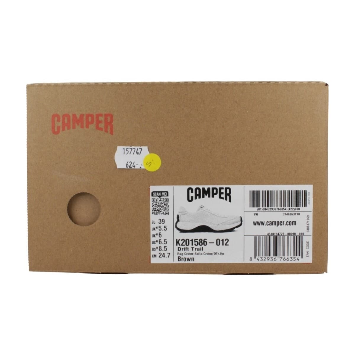 Women's Sneakers Camper Brown