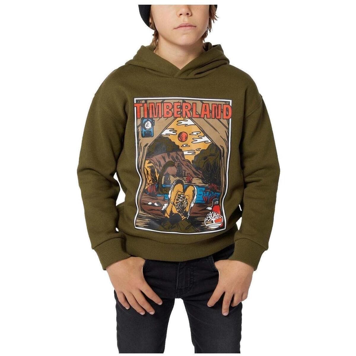 Boys' Hoodies & Sweatshirts Timberland Green