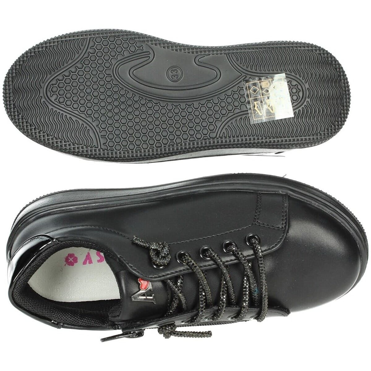 Girls' Sneakers Asso Black