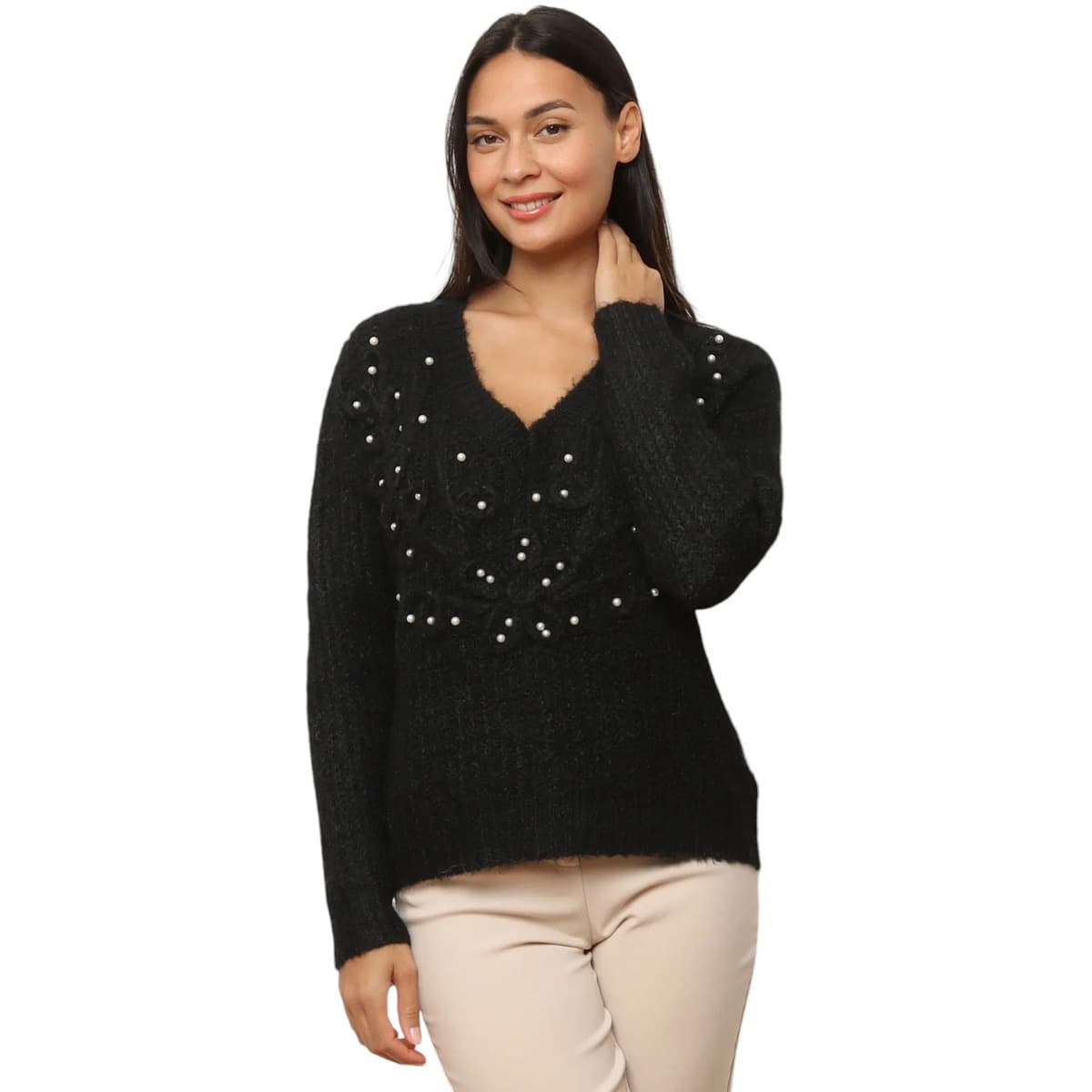 Women's Sweaters La Modeuse Black