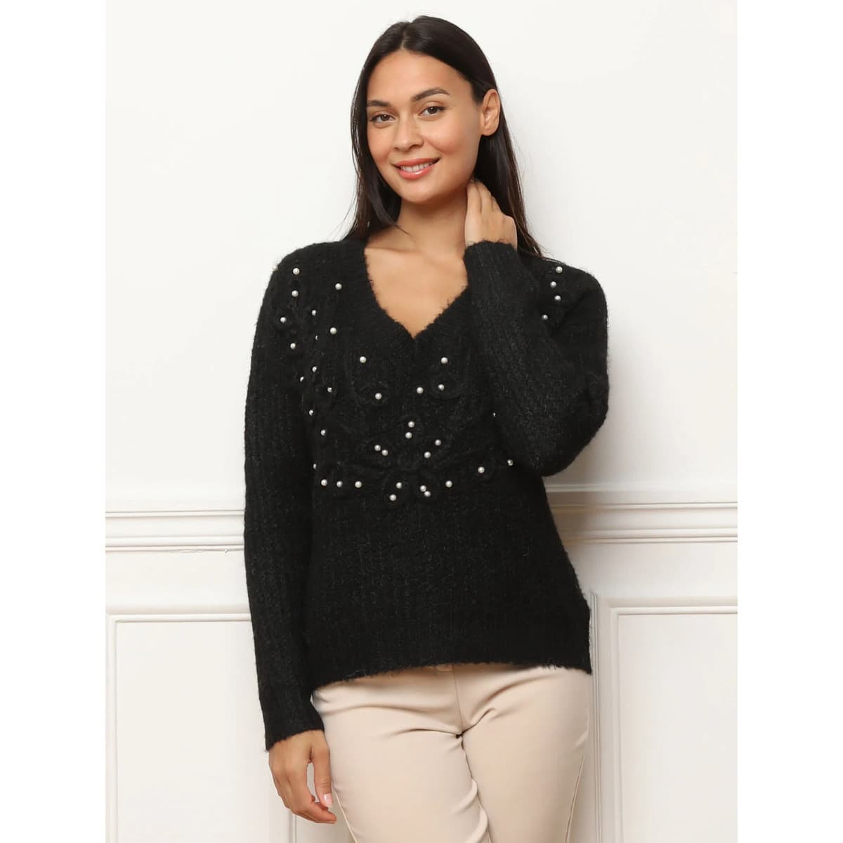 Women's Sweaters La Modeuse Black