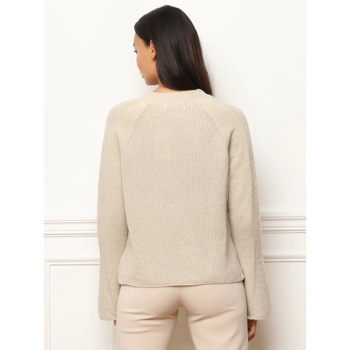 Women's Sweaters La Modeuse Beige