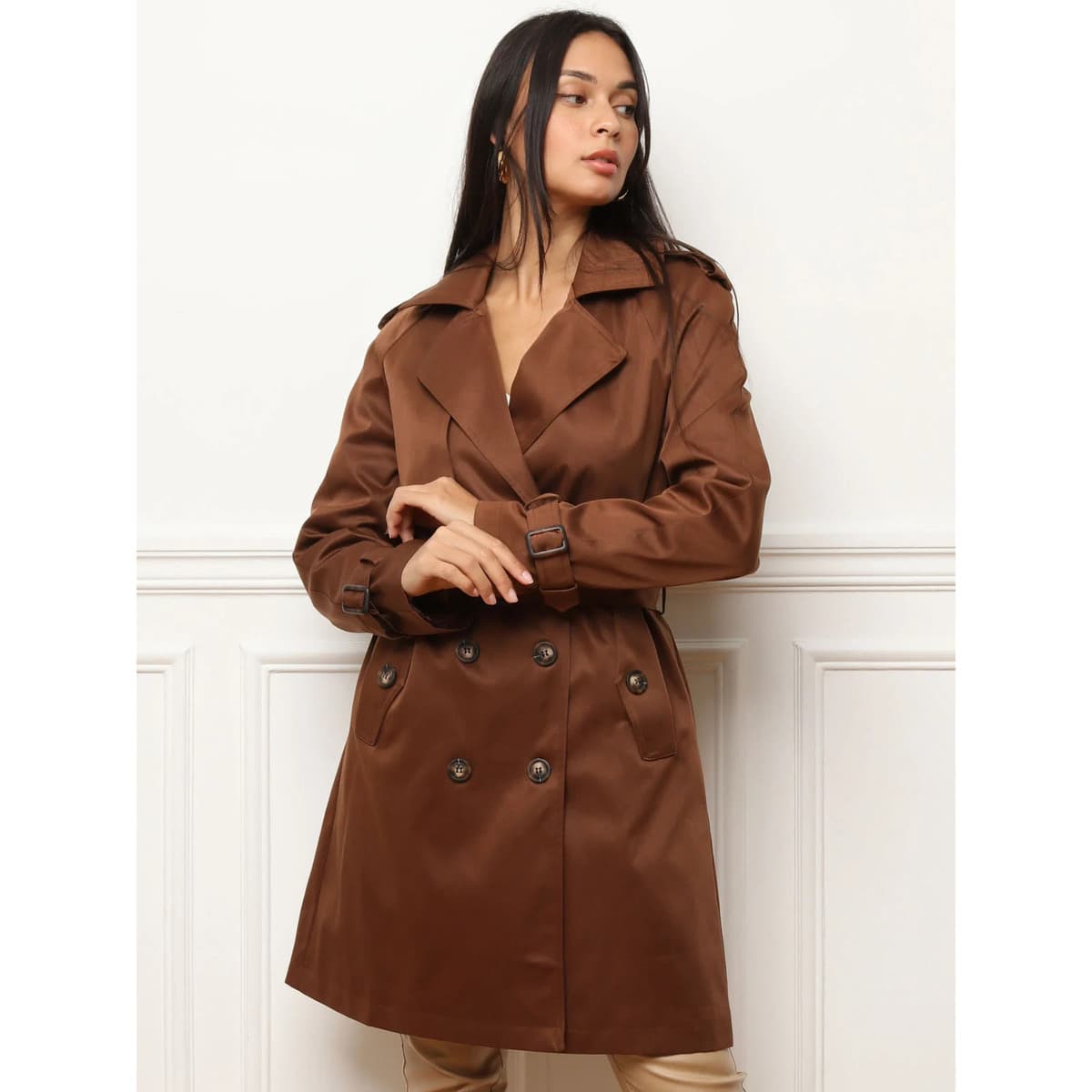 Women's Coats La Modeuse Brown