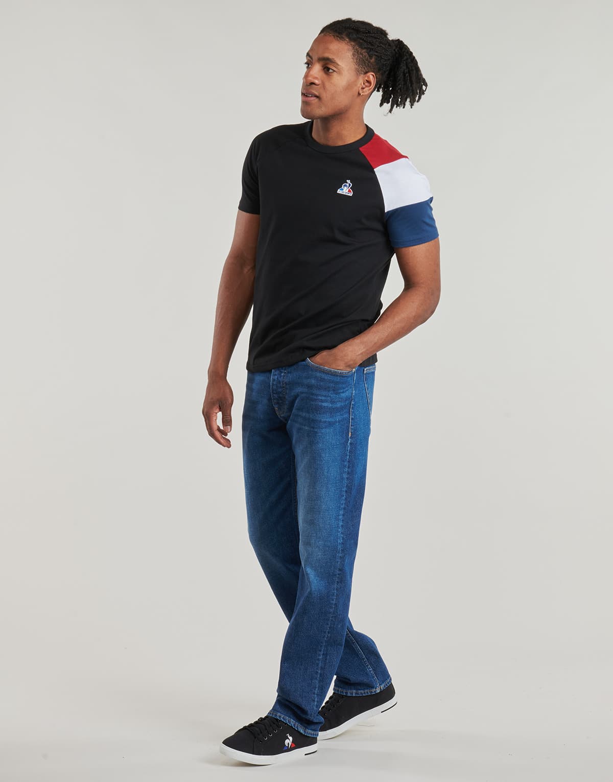 Men's Sports T-Shirts Le Coq Sportif Black