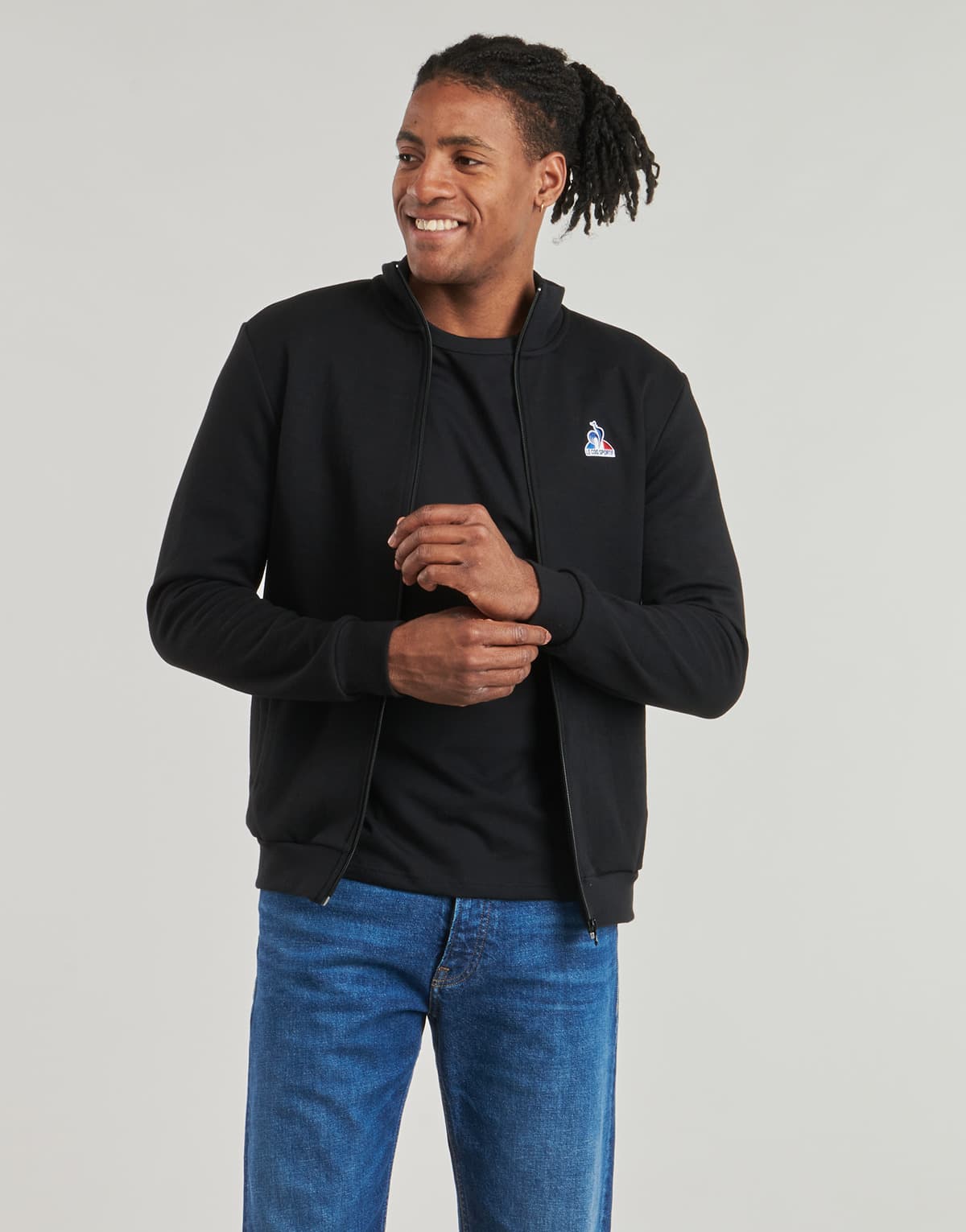 Men's Cardigans Le Coq Sportif Black