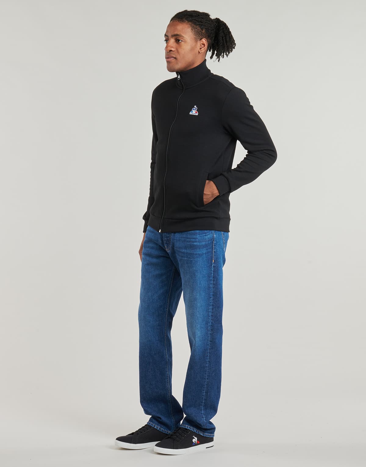 Men's Cardigans Le Coq Sportif Black
