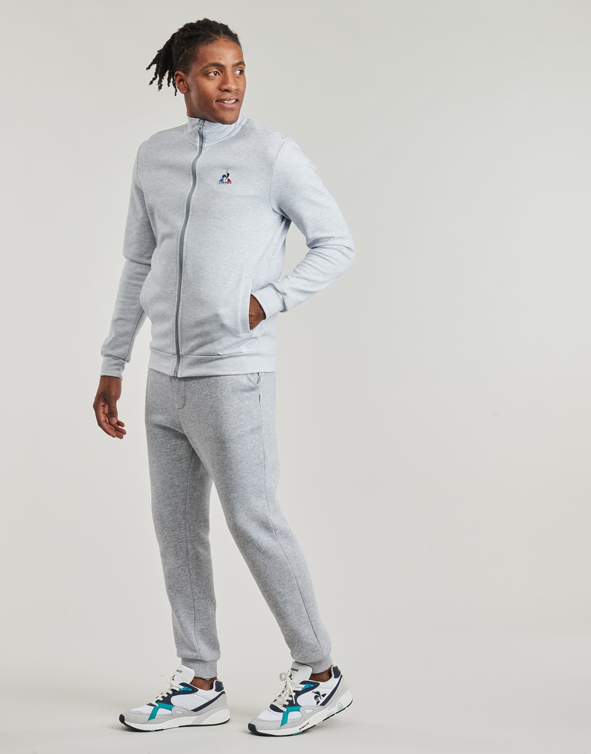 Men's Cardigans Le Coq Sportif Gray